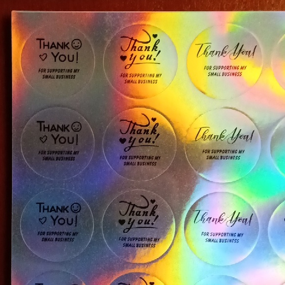 THANK YOU STICKERS/CARDS - Picture 9 of 10